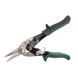 Bizzbrite Aviation Tin Snips with Chrome Vanadium Steel Blades, Multiple Cutting Options, and Enhanced TyreGrip Handle for Optimal Comfort and Safety - Right Cut