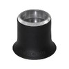 BERGEON 3611-N-1.5 Magnifying Glass 6.7X Ergonomic Modern Soft Rubber Black