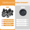 mankk Rubber Grommet Kit Firewall Grommet Wire Grommet Tower Shaped