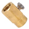CO2 Cylinder Cartridge Adapter Household Soda Bottle Brass Refill Connector