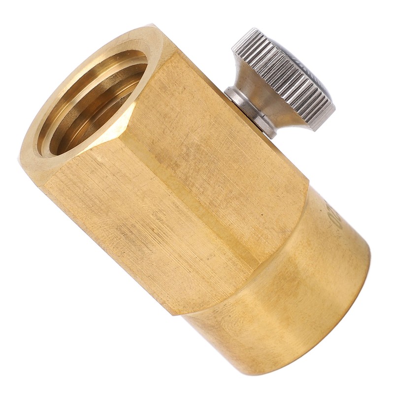 CO2 Cylinder Cartridge Adapter Household Soda Bottle Brass Refill Connector
