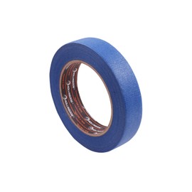 ROLLINGDOG Blue Painter's Masking Tape 24mm*50m (Pack of 3) for Painting,Decorating, with Sharp Lines and No Paint Bleed