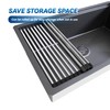 GinGinKing Roll Up Dish Drying Rack - Over The Sink