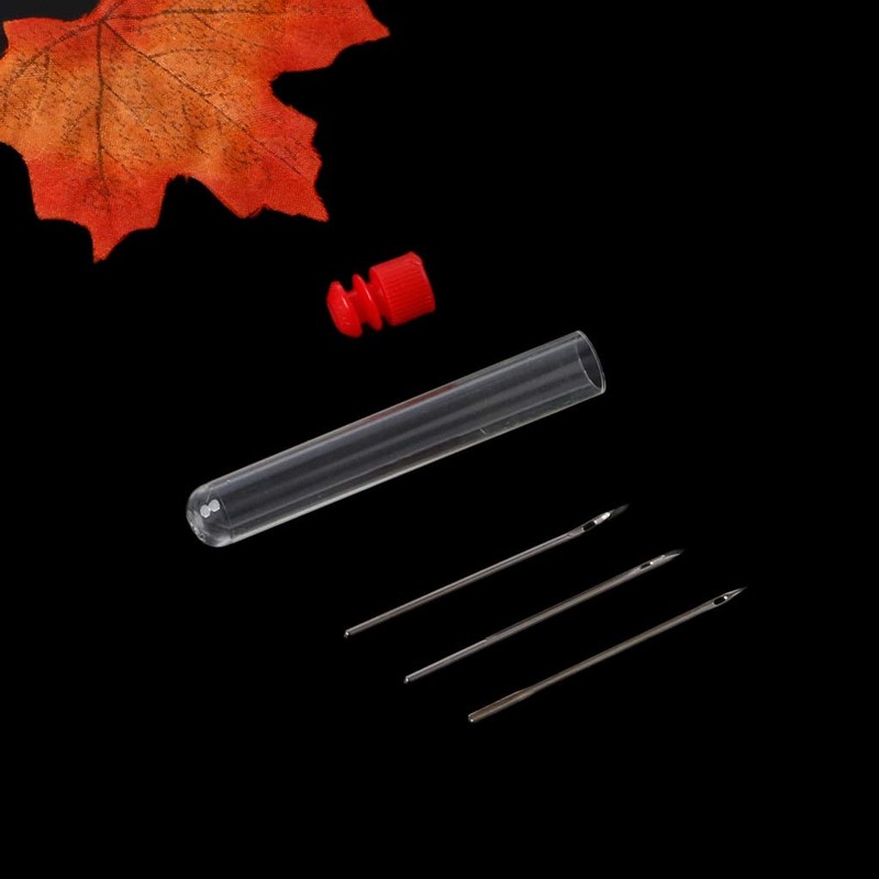 HLLR 3Pcs Stainless Steel Sewing Needles For Speedy Stitcher Sewing