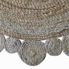 Rugsotic Carpets Hand Woven Jute 5'x5' Round Eco-Friendly Area Rug