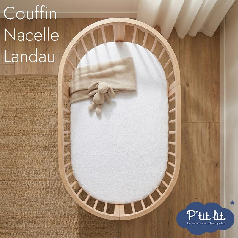 P'tit Lit - Coprimaterasso per bebè Bamboo - navicella -