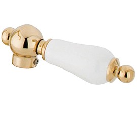 Kingston Brass KBH1602PL One Piece Handle Work For Cold and Hot Handle For KB1602PL, Polished Brass