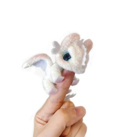 Handcrafted Dragon Doll - Adorable Plush Toy for Kids and Collectors (white)