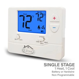 Pro1 Digital Wall Electronic Non Programmable Single Thermostat 701 Heat / Cool