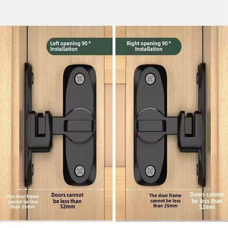 FYHJTRT Sliding Barn Door Lock, Heavy Duty Bolt Lock with