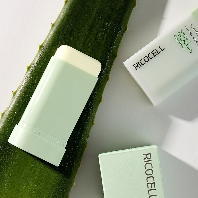 Lycocell Clear Jeju Aloe Airy Soothing Sun Stick 20g 2pcs