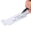Wristall 100 Pack White Hospital Wristbands Vinyl Patient Id Bands