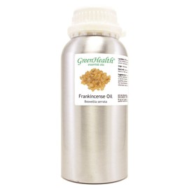 Frankincense – 16 fl oz (473 ml) Aluminum Bottle w/Plug Cap – 100% Pure Essential Oil – GreenHealth
