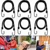 Bungee Cord Rubber Rope with Hooks on Both Ends, Round,