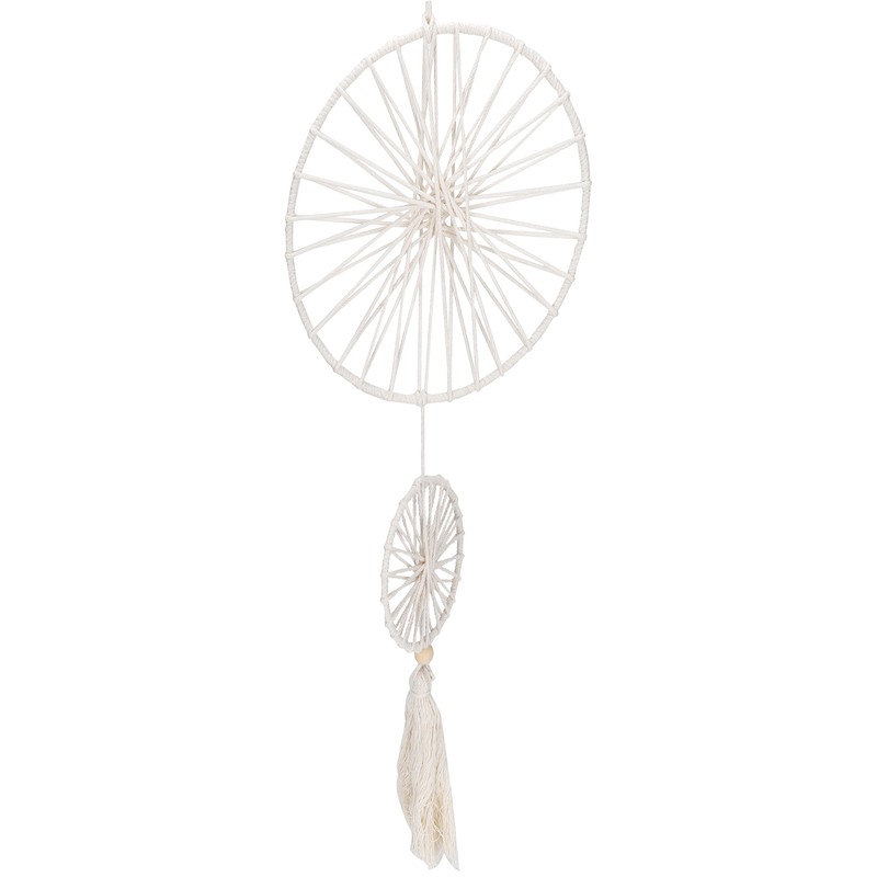 Double Ring Dreams Catcher Bohemian Style Decorations Wall Hand Made