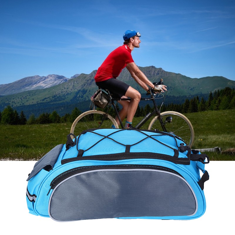 Mountain Bike Storage Rack Nylon Bag Bicycle Rear Goods Shelf
