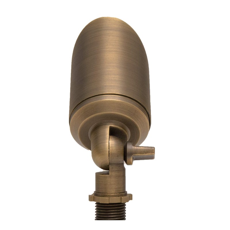 Lumen Logic 12V 6W Solid Brass (Bronze) LED Outdoor Spotlight