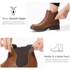 Bacia Womens Chelsea Boots Fall Ankle Brown Boots for Women