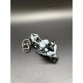 Mini Motorcycle Keychain Personality Keyring Backpack and Wind-Up Toy