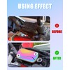 Motorcycle Front + Rear Brake Fluid Reservoir Cover Cap Set