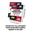 Laptop Computer Starting at $99 (24" X 36") 4Mm Corrugated
