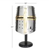 Nagina International Medieval Templar Crusader Knight Armor Helmet With Round