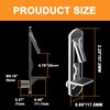 20 Pcs Plastic Locking Shelf Support Pegs, 5mm Shelf Pins