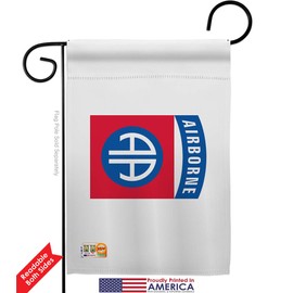 Americana Home & Garden G142316-BO 82nd. Airborne Military Impressions Decorative Vertical 13" x 18.5" Double Sided Flag Printed in USA