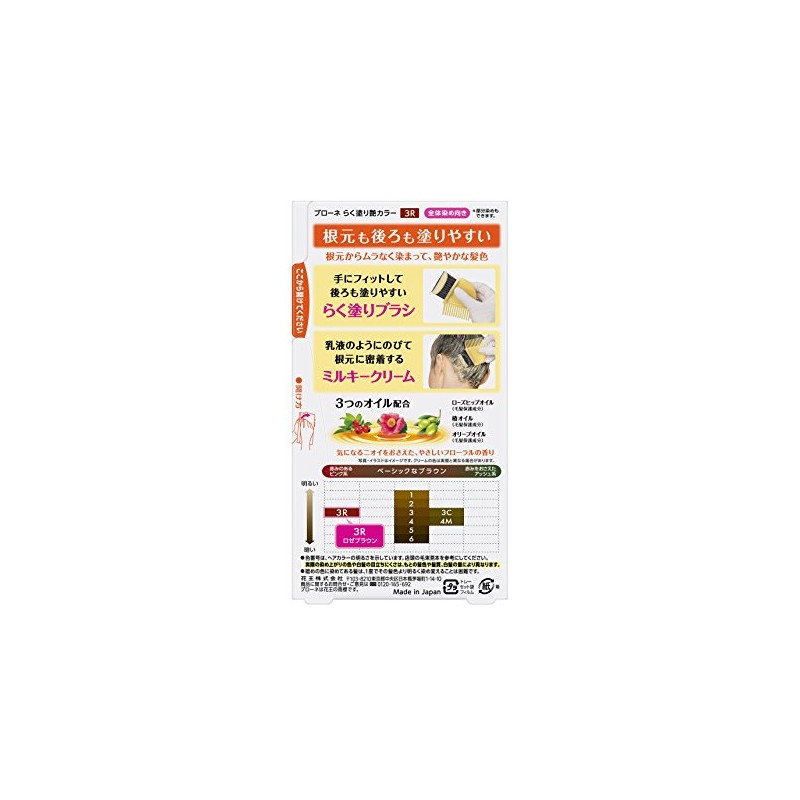 ブローネ らく塗り艶カラー 3R 100g [医薬部外品]