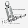 Pulley with 2 Ball Bearings, Fitness 304 Stainless Steel Pulley