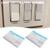 ECSiNG 6PCS Light Switch Electrical Breaker Panel Stickers 21.6x14cm Transparent