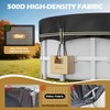 ZhenXingCheng 12 FT Round Pool Cover for Above Ground Pool,
