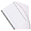 Exacompta - Ref MWD1-20Z - Mylar Printed Indices - For