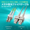 Sanwa Supply HKB-LCSC5-05N Eyeglass Type Fiber Cable (Multi 50μm, LC