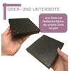 100 x 100 x 20 mm Rubber Pad with Waffle