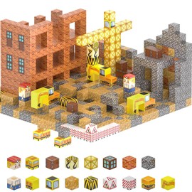 Magnetic Building Blocks for Kids, Magnetic Tiles Build Cubes Game, 100PCS STEM Educational Magnet Toys, Ideal Gift for Toddlers Boys Girls Grandkids Christmas Birthday