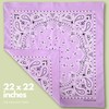 The Peacock Crew Lavender Bandana in Premium Soft Cotton for