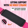 DMoose Fitness Wrist Straps for Weightlifting, Perfect for Gym Workouts,