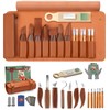 COZYGIFT Whittling Kit for Adult Beginners, 29Pc Wood Carving Tools