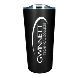 The Fanatic Group Gwinnett Technical College Double Walled Soft Touch Tumbler, Design-1 - Black