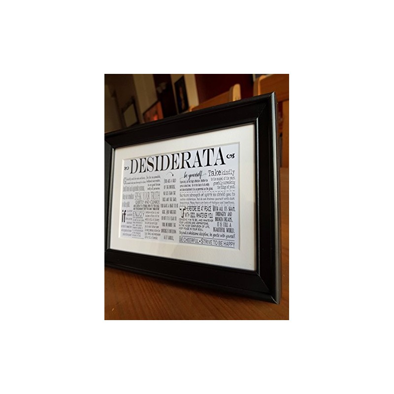 PR Desiderata Print in Frame