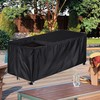 COOSOO Patio Deck Box Cover, Zipper, Waterproof, 420D Oxford Cushion
