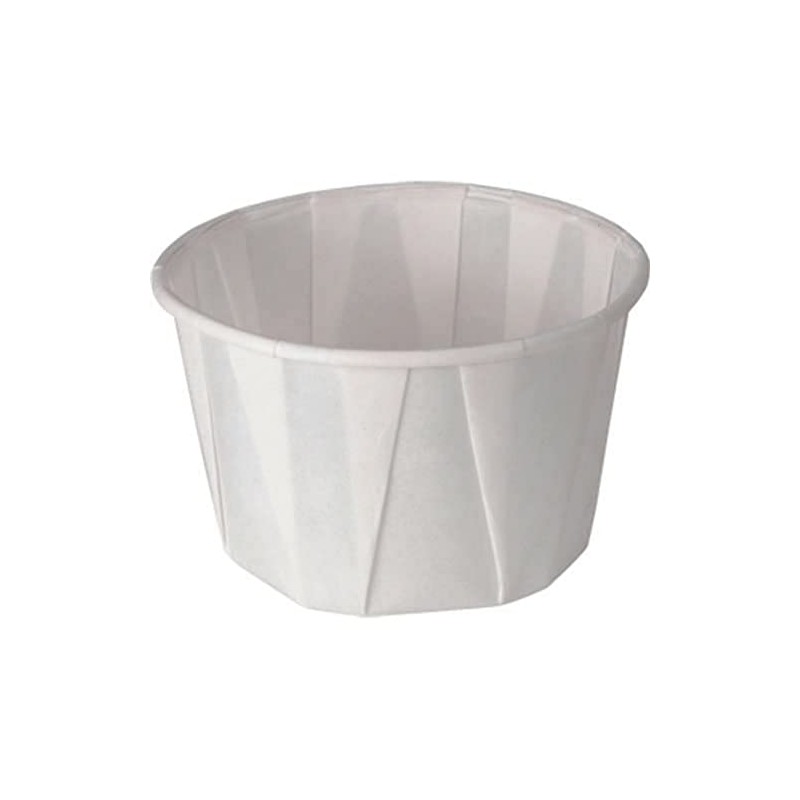 Fiesta Recyclable Waxed Paper Disposable Sauce Condiment Pots | Medium