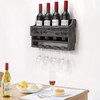 AOAOPQ Wall Décor for Home Interior Wood Wine Rack Wall