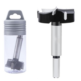 Meichoon Forstner Drill Bits Woodworking Tool Punching Bit Wood Slabs Flat Wing Drilling Upgraded Version 3-Cutter Higher Hardness Tungsten Carbide Hole Saw Auger Opener 50mm