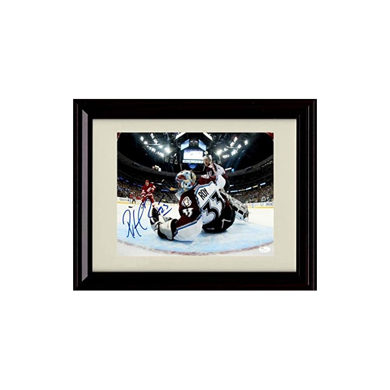 Patrick Roy Autograph Replica Print - Down On The Ice