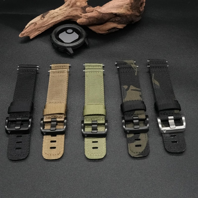 Rugged Nylon for Garmin Instinct 2/2S/2X/3 Watch Band 45mm 40mm