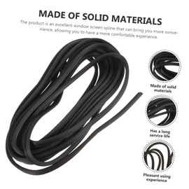 Ciieeo Window Screen Spline Repair Kit Spline Tool for Easy Installation of Screen Doors Windows Flexible Thermoplastic Practical User Friendly