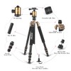 ZOMEI Tripod,Camera Tripod,Lightweight Camera Travel Z818 Tripod Aluminium Alloy Monopod