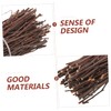 Beatifufu DIY Wood Sticks for Crafts Natural Log Branches Wooden